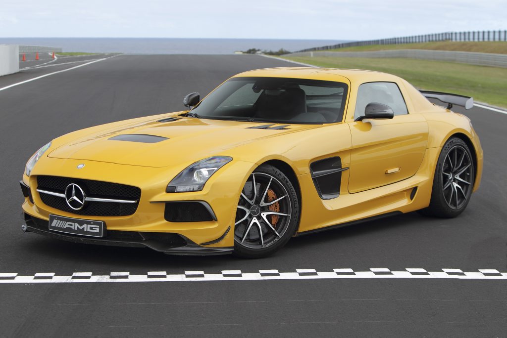 The Mercedes-Benz SLS AMG Coupé Black Series. The Mercedes-Benz SLS AMG Coupé Black Series.